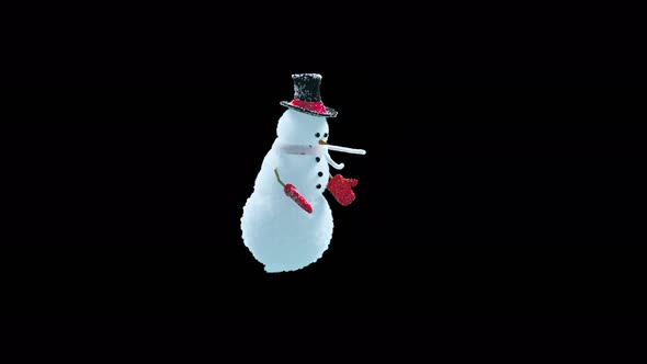 Snowman Dancing 4K