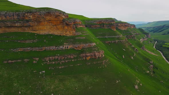 Gum Bashi Mountain Pass in KarachaiCherkessia Russia