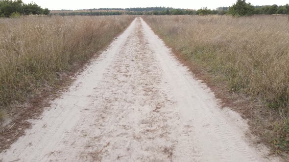 Empty Road in the Field During the Day