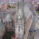 Aerial Footage of the Small Church in Kirk Square Arbroath - VideoHive Item for Sale