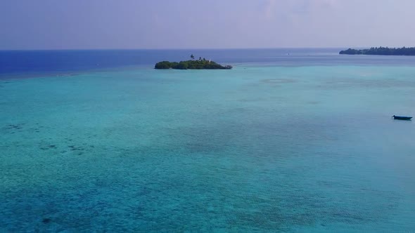 Aerial view sky of shore beach trip by sea with sand background