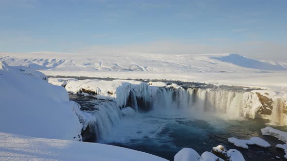 Godafoss and Skjalfandafljot River