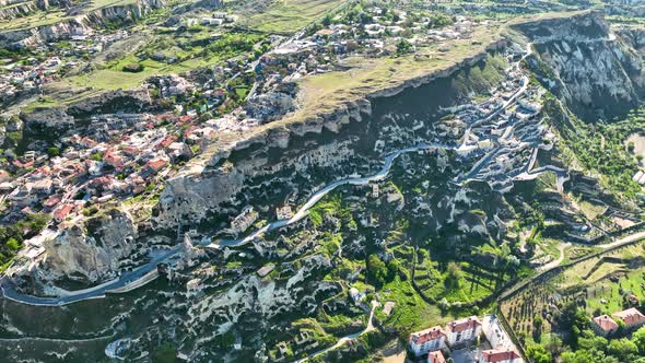 Great hotel in Cappadocia Aerial View 4 K Urgup City