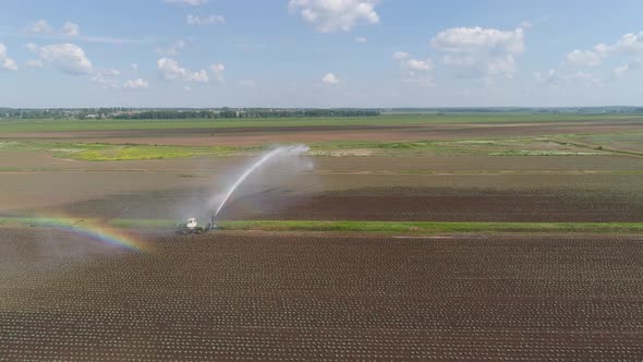 Irrigation System on Agricultural Land