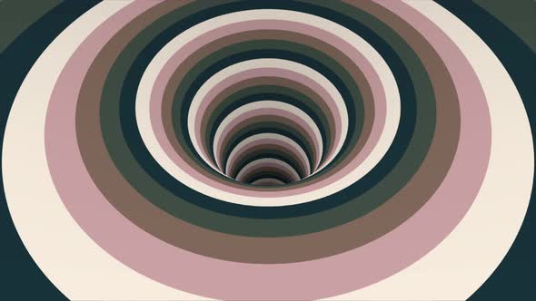 Abstract hole with hypnotic rings