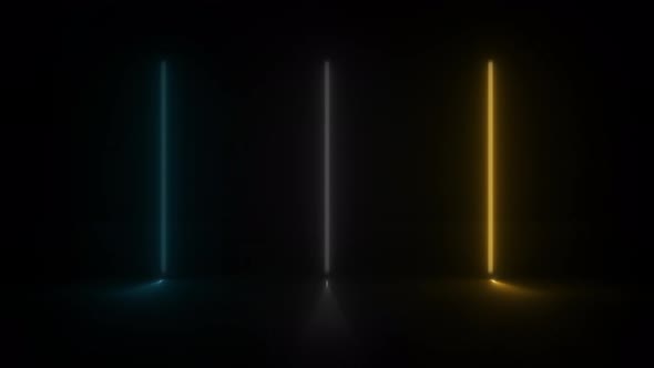 Concept 66-N1 Abstract Neon Lights Animation