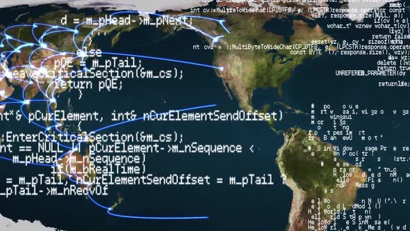 World map and interface codes