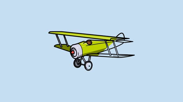 jet Sketch and 2d animation, aeroplane, transportation