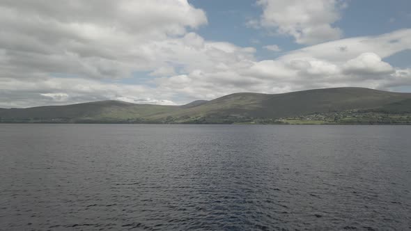 Scenic View Of Blessington Lake (Poulaphouca Reservoir) With Calm Waters In County Wicklow, Ireland.