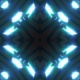 Neon Light Blue Glow Kaleidoscope V1 - VideoHive Item for Sale