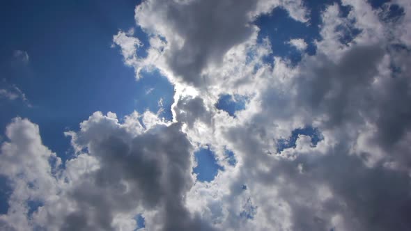 HD - Sun Behind The Clouds