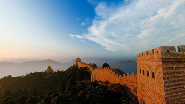 Sunrise on the Great Wall