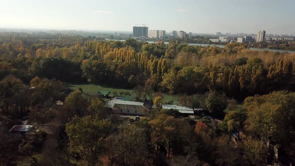 Aerial City View of Krasnodar Russian Federation 2020