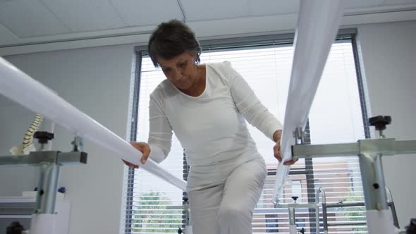 Physiotherapy session at a hospital