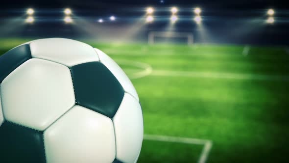 Soccer Ball Loop Background