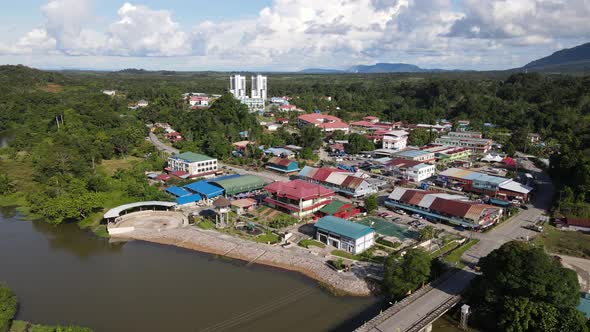 The Towns of Sarawak, Borneo, Malaysia