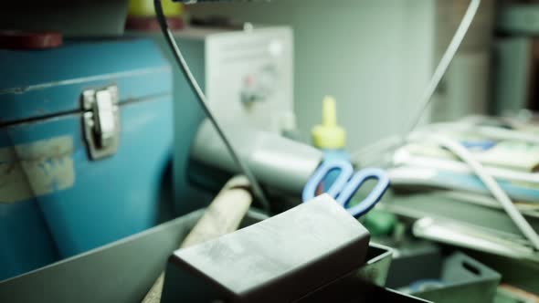 Old Vintage Personal Computer Workspace alt