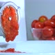 Tomatoes is twisted through a meat Grinder to Prepare Tomato paste - VideoHive Item for Sale