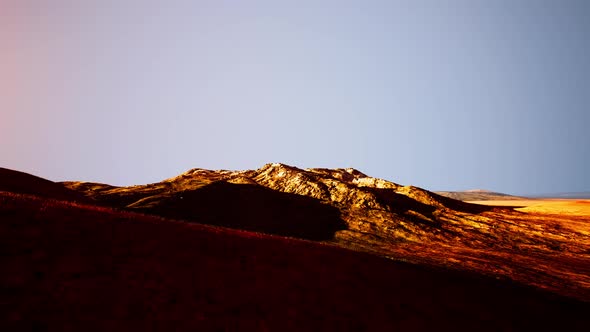 Sunset Colors Mountain Sky Landscape