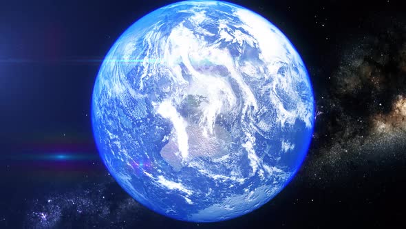 Realistic Earth Zoom Adriatic Sea