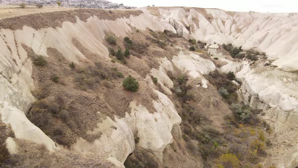 Aerial View Cappadocia Landscape