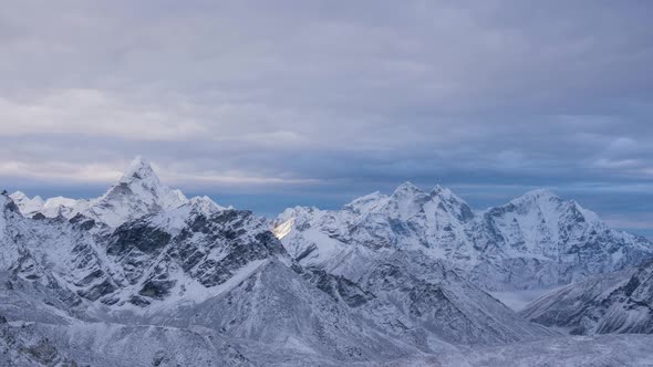 Ama Dablam and Himalayan Mountains. Nepal