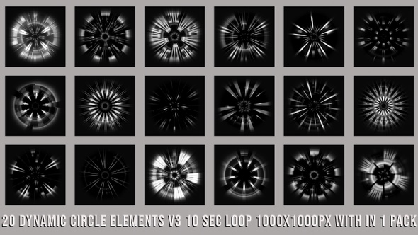 Circle Elements Pack V03