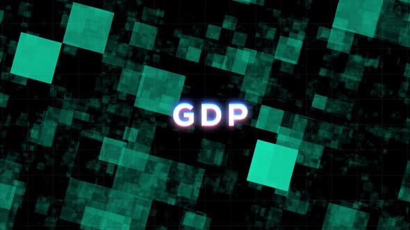 GDP Digital Glitch Text Background