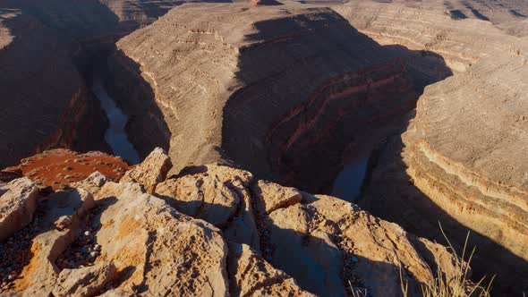 Goosenecks State Park Canyon River Time Lapse