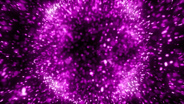 Pink Particles Explosion