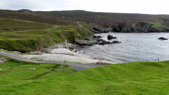 The Amazing Coastline at Port Between Ardara and Glencolumbkille in County Donegal  Ireland