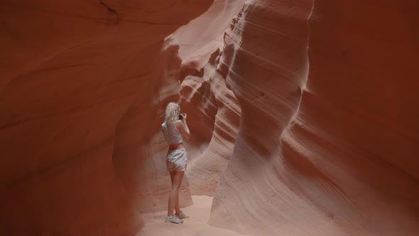 Photographer In The Canyon