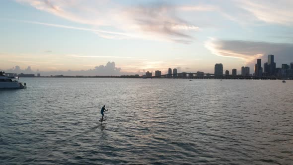 Surfing in Miami