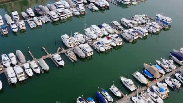 Typhoon shelter in Gold coast at Hong Kong