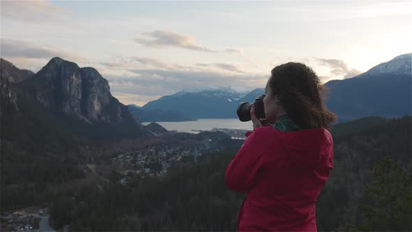 Adventure Travel Photographer Hiking in the Mountains