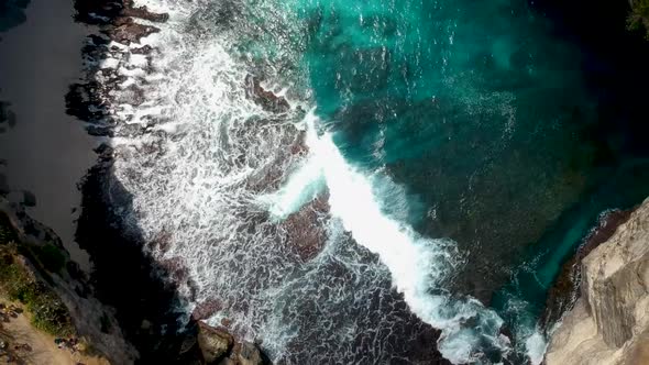 Aerial View at Broken Beach Nusa Penida