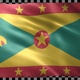 Grenada waving flag looped - VideoHive Item for Sale