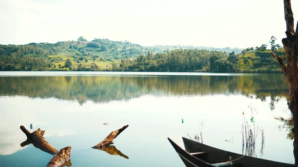 View of Lake Nyabikere, Kibale, Uganda
