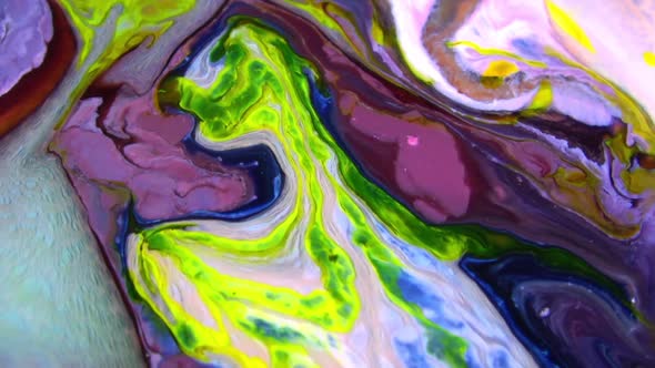 Psychedelic Sacral Paint Texture Background 