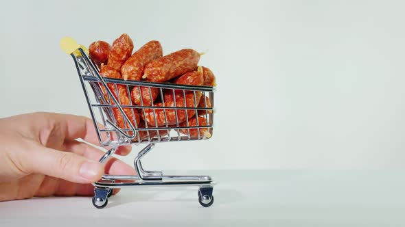 Sausages in a Small Trolley