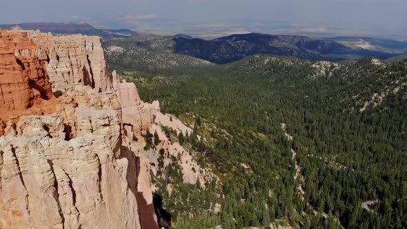 Panorama on Zion Canyon National Park Utah United States