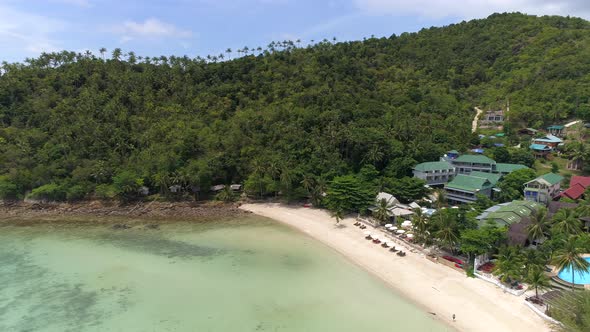 Sandy Beach Tropical Island