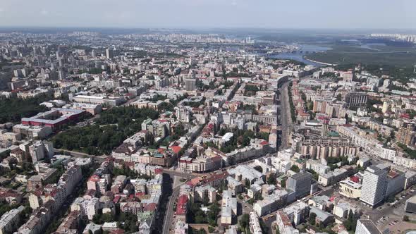 Aerial View of Kyiv By Day. Ukraine