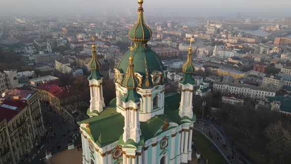 Aerial View From a Drone of St