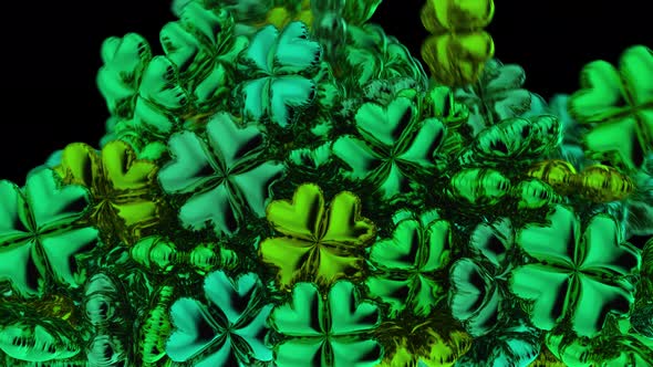 St Patrick's Day Clover Balloon Wipe alt