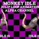 Monkey Idle 2 Clip Loop - VideoHive Item for Sale