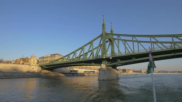 The Freedom Bridge in Budapest