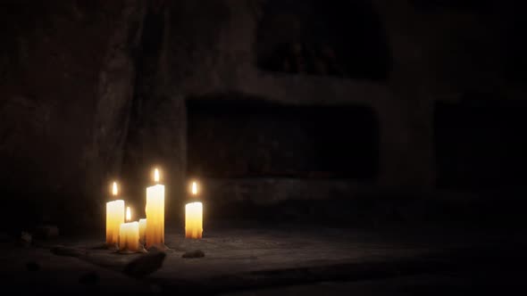 Old Dark Stone Underground Catacombs