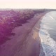 Ocean coast at dawn. Blue water, waves and beautiful beach. - VideoHive Item for Sale