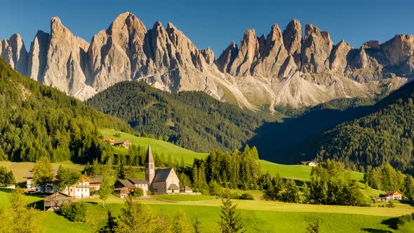Timelapse of beautiful scenery in Italian Alps